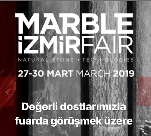 SUNGUROGLU MARBLE IN IZMIR STONE FAIR 2019